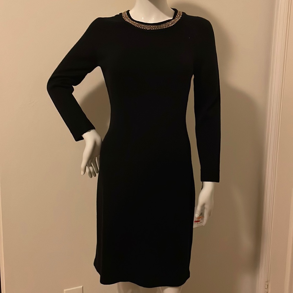 Black long sleeve dress
